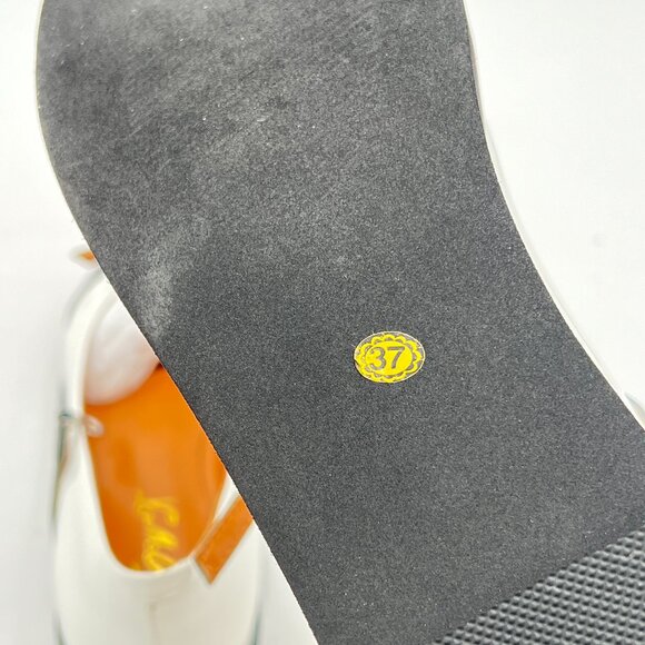 FOWT White Closed Toe Mary Jane Pumps Round Toe Slip On Ballet Flats Comfy Shoes - Picture 6 of 8